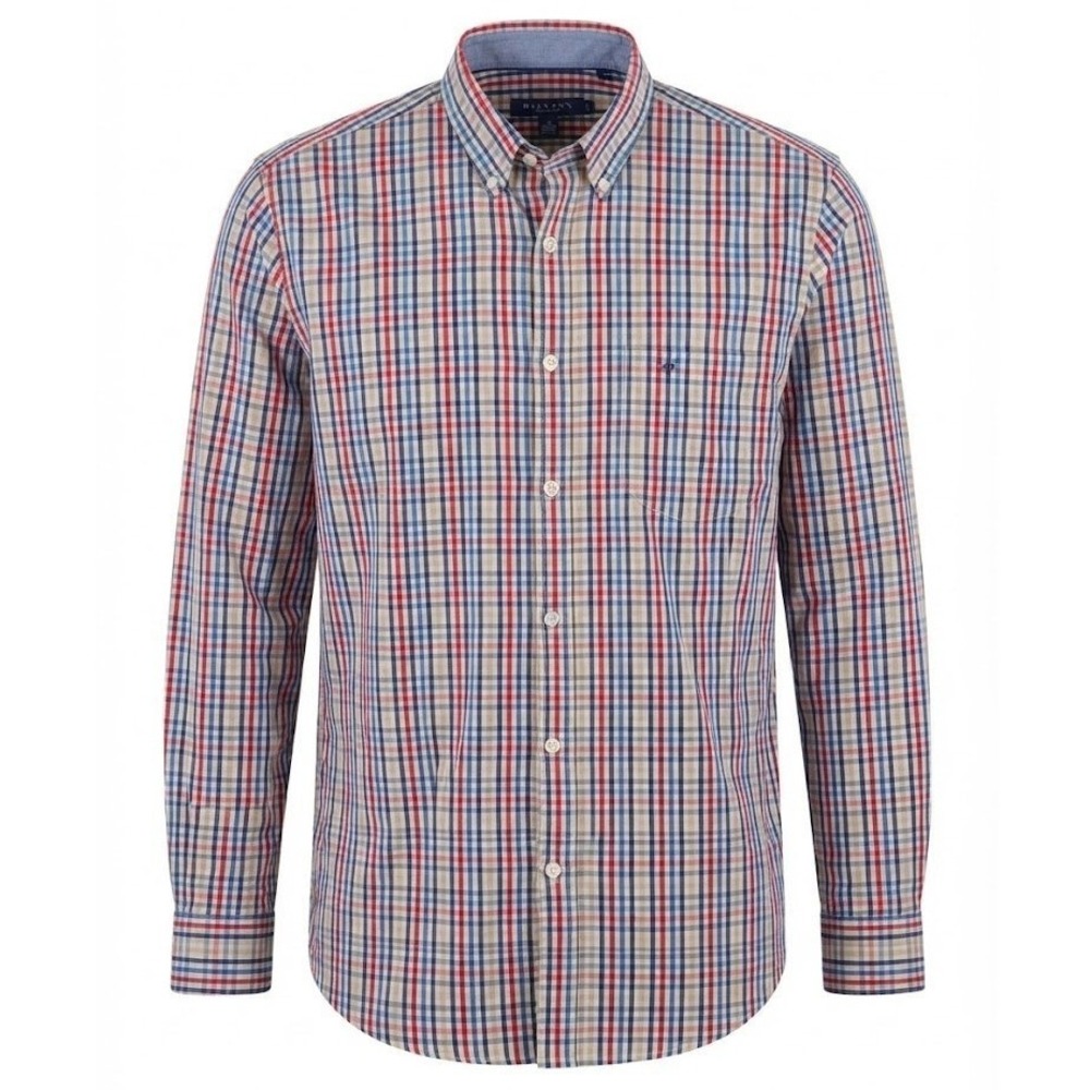 Paul & Shark Yachting Mens 44 Plaid Button Down Shirt Multi Color Italy - CJ